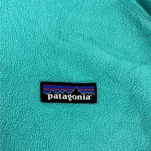 Patagonia Blue Fleece Quarter Zip Sweater - Women’s Size Small - 25420 - Picture 11 of 14